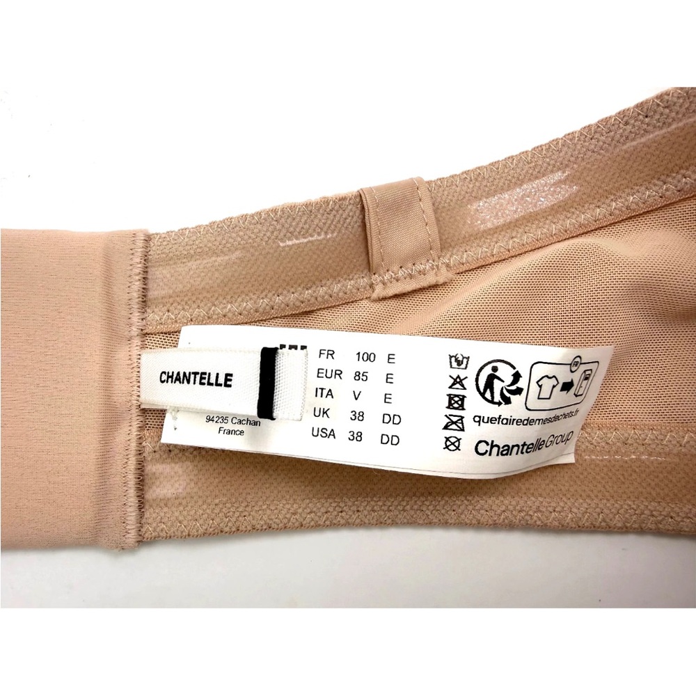 Chantelle Norah Comfort Strapless Bra 38DD Cafe (No straps) - Picture 6 of 6